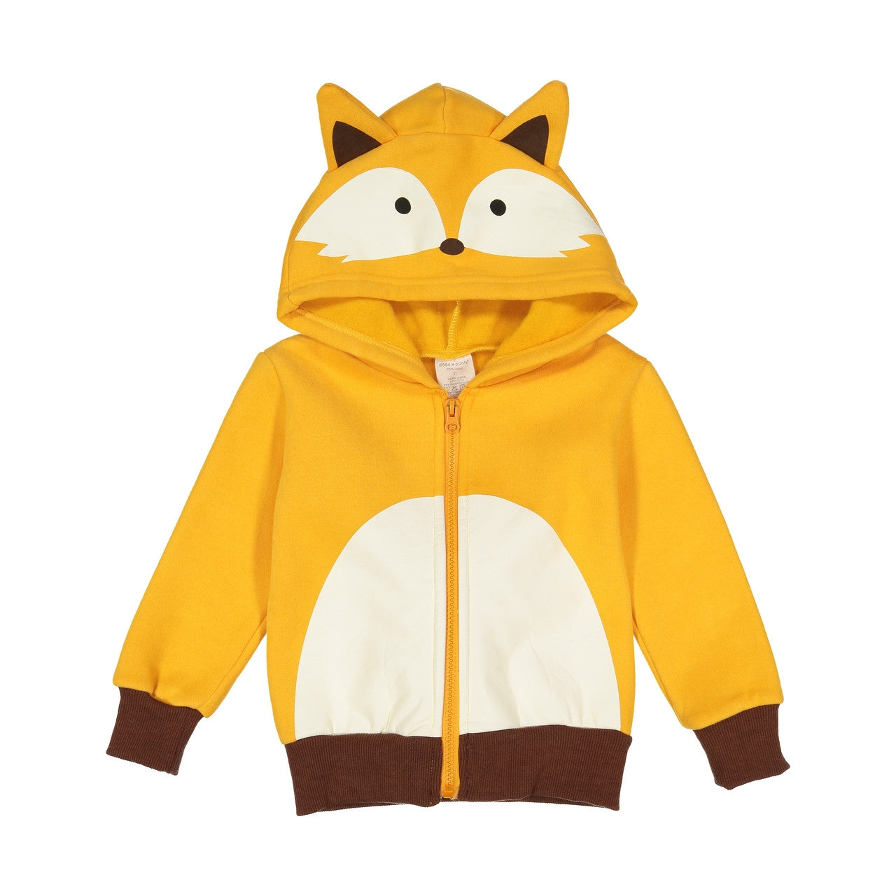 Doodle Pants Orange Woodland Fox 3D Hoodie