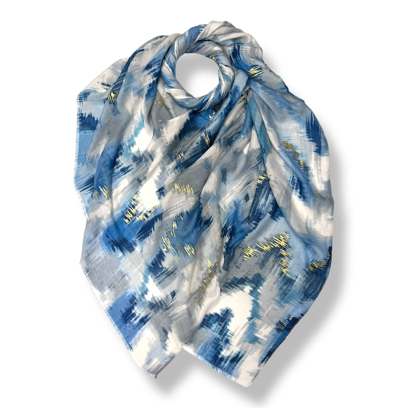 London Scarves Ikat Summer Print Scarf - Multiple Colors