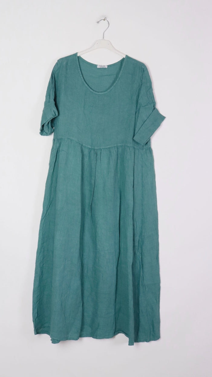 Lea & Luc Linen Long Dress - Multiple Colors