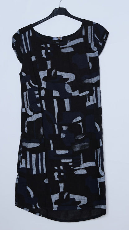 Lea & Luc Linen Printed Dress - Multiple Colors