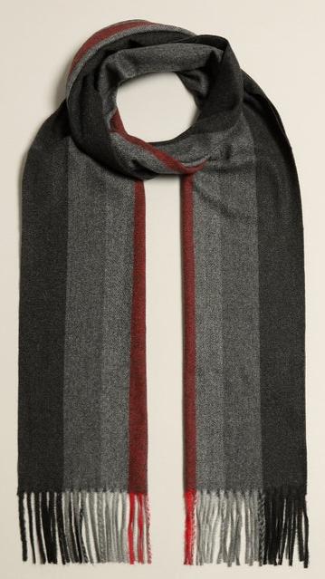 Fashion City Men's Plaid Herringbone Scarf - Multiple Colors