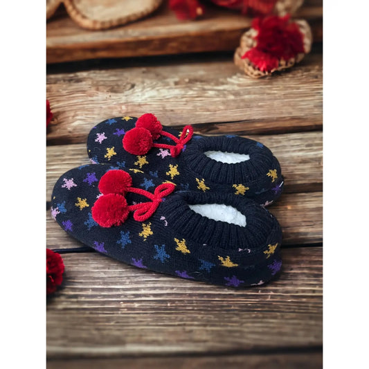 Jess & Lou Shining Stars Cozy Slippers - Multiple Colors