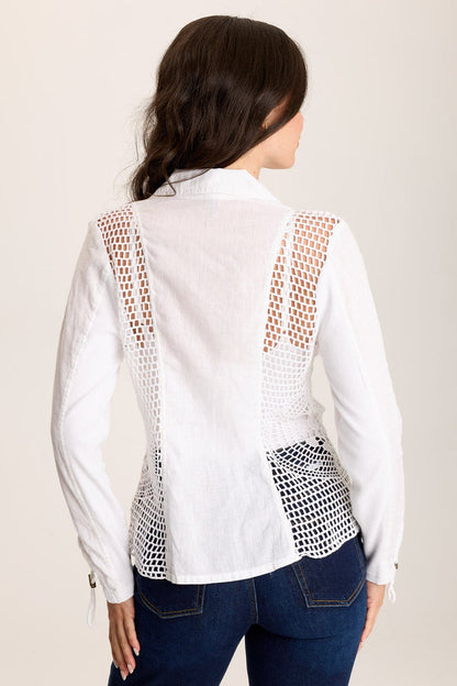 XCVI Contessa Crochet Jacket