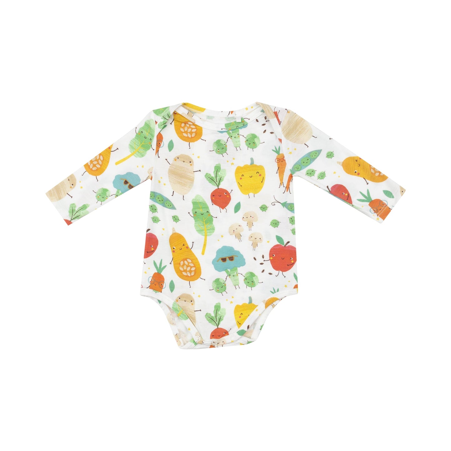 Angel Dear Long Sleeve Bamboo Bodysuit - Multiple Prints