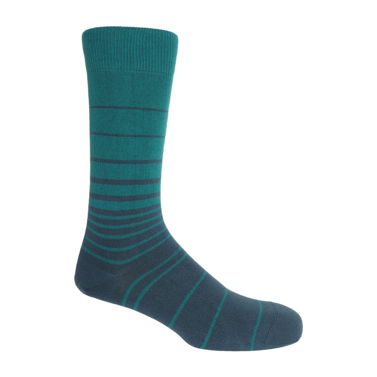 Peper Harow Men's Retro Stripe Socks - Multiple Colors