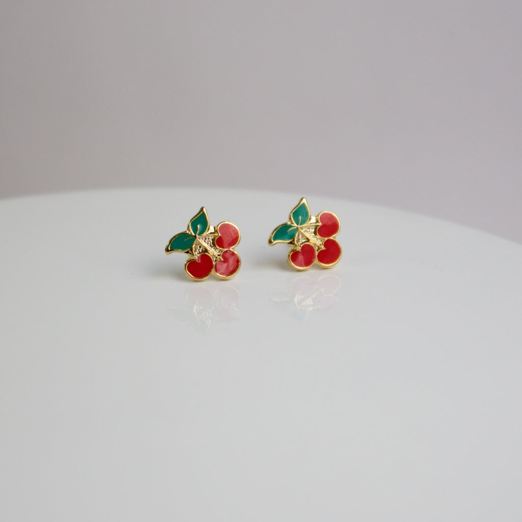 A.V. Max Cherry Stud Earrings