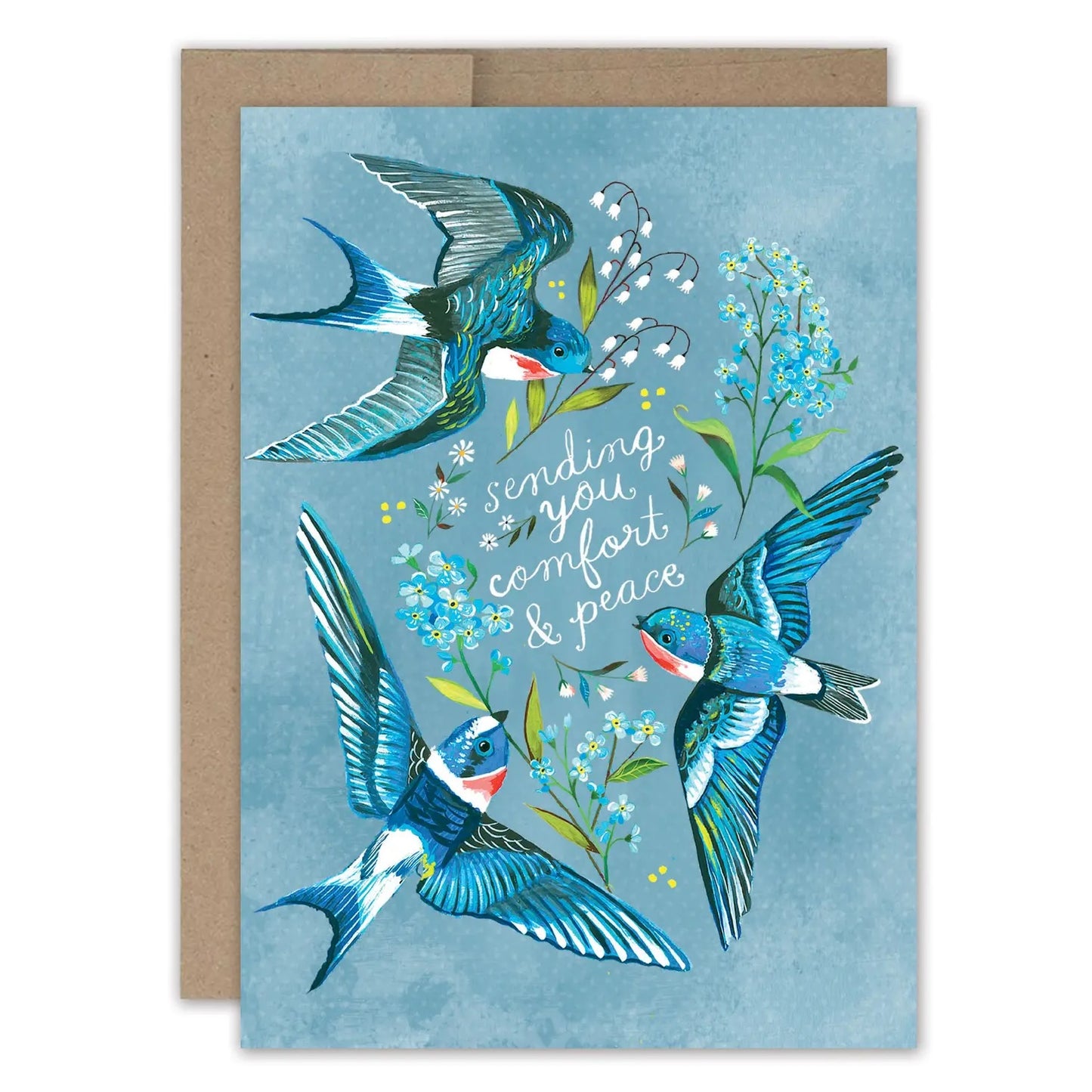 Swallows Sympathy Card