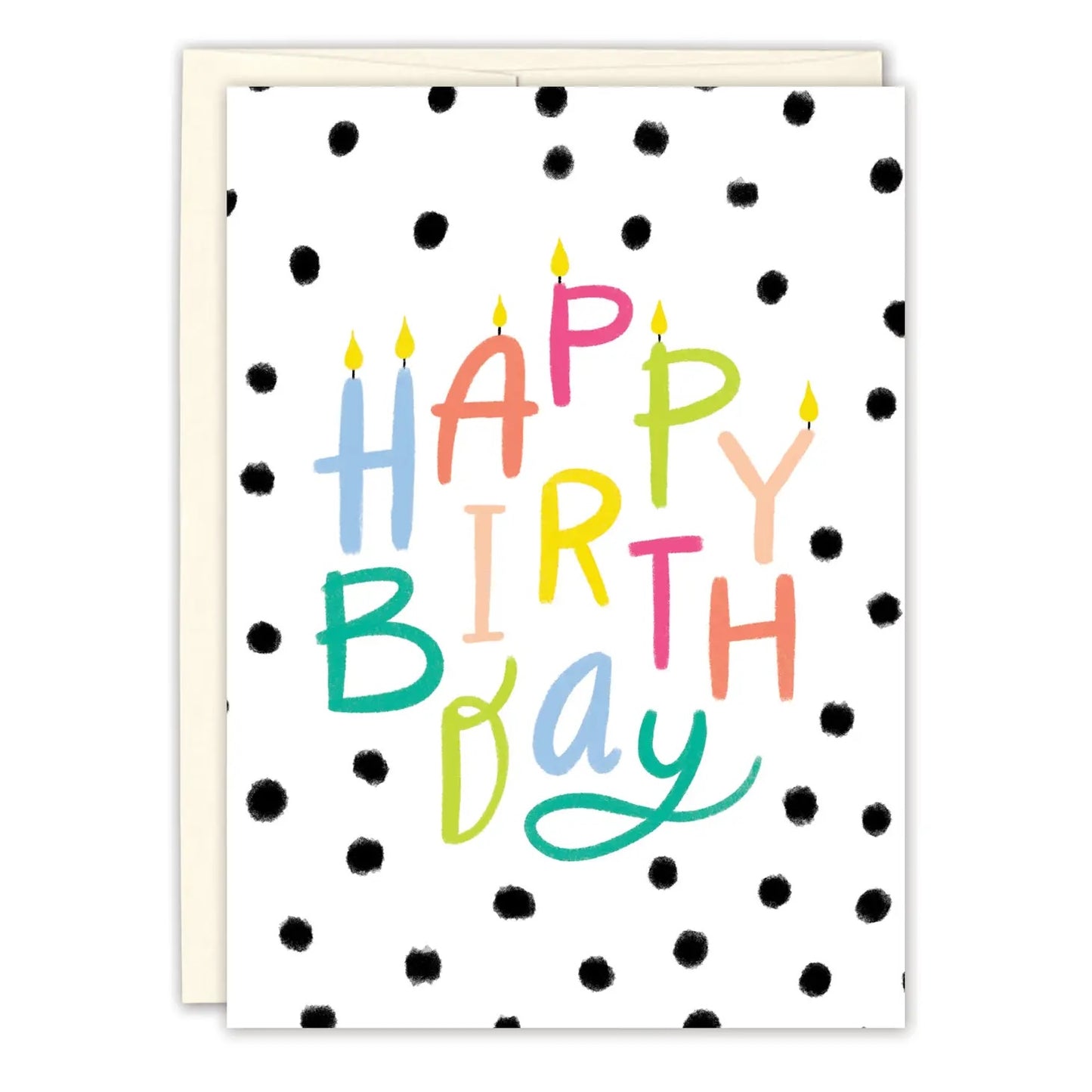 Polka Dots Birthday Card