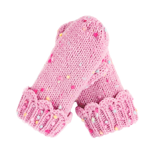 Peppercorn Kids Sprinkled Knit Mittens - Multiple Colors