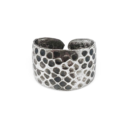 Anju Jewelry Silver Kashi Embossed Ring - Multiple Styles