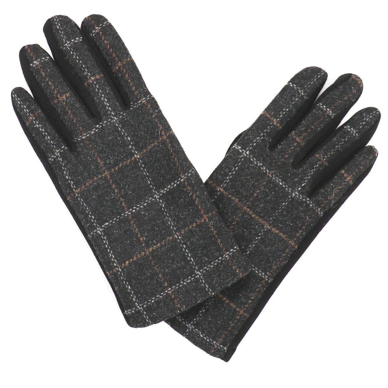 Alba Men's Touchscreen Tweed Gloves - Multiple Colors