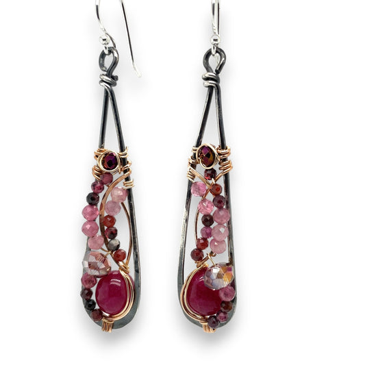 Art By Any Means Cherry Drop Earrings