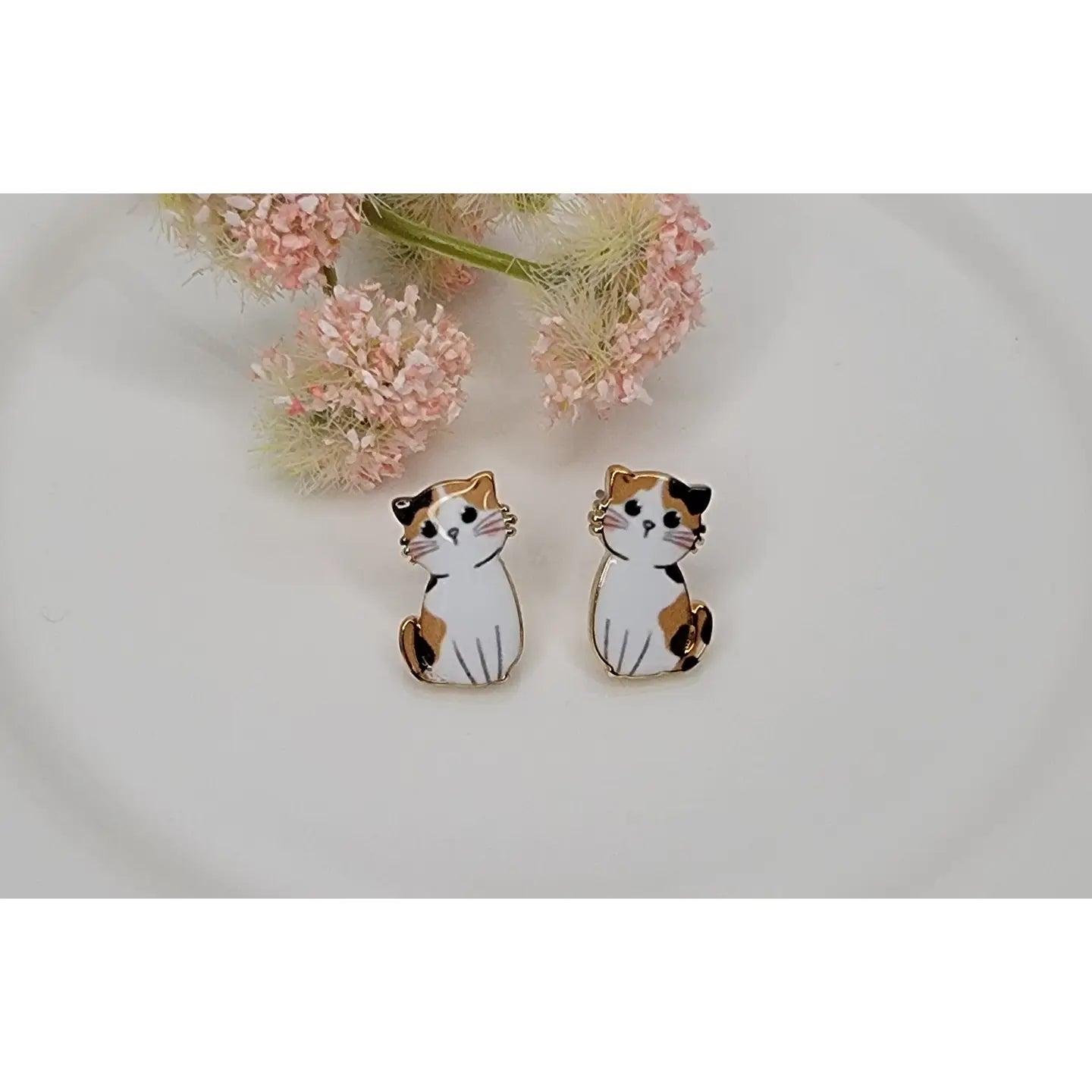 Betty Oh Cat Studs - Multiple Colors