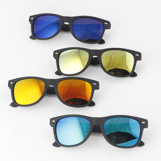 Matte Mirror Sunglasses - Multiple Colors