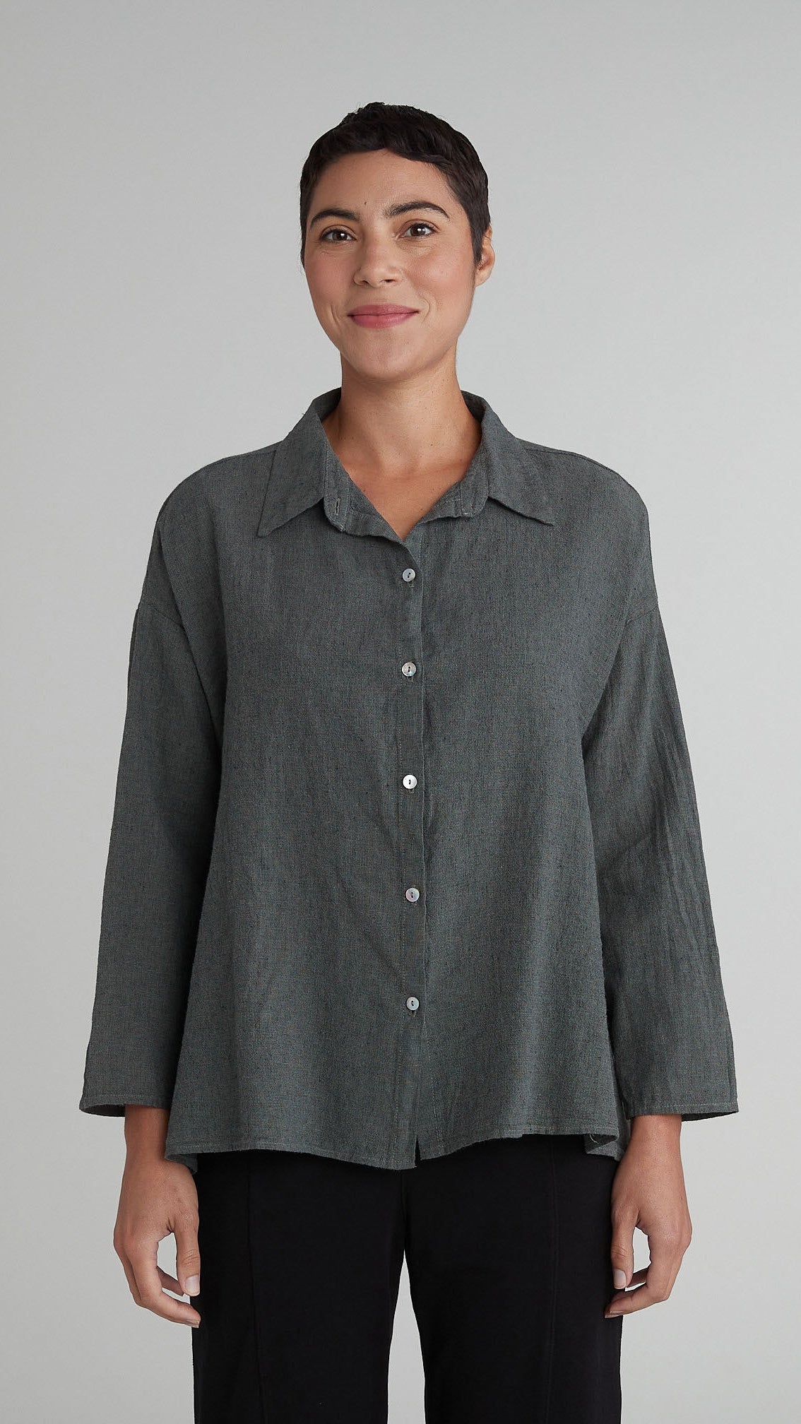 Cut Loose Crosshatch Swing Shirt - Multiple Colors