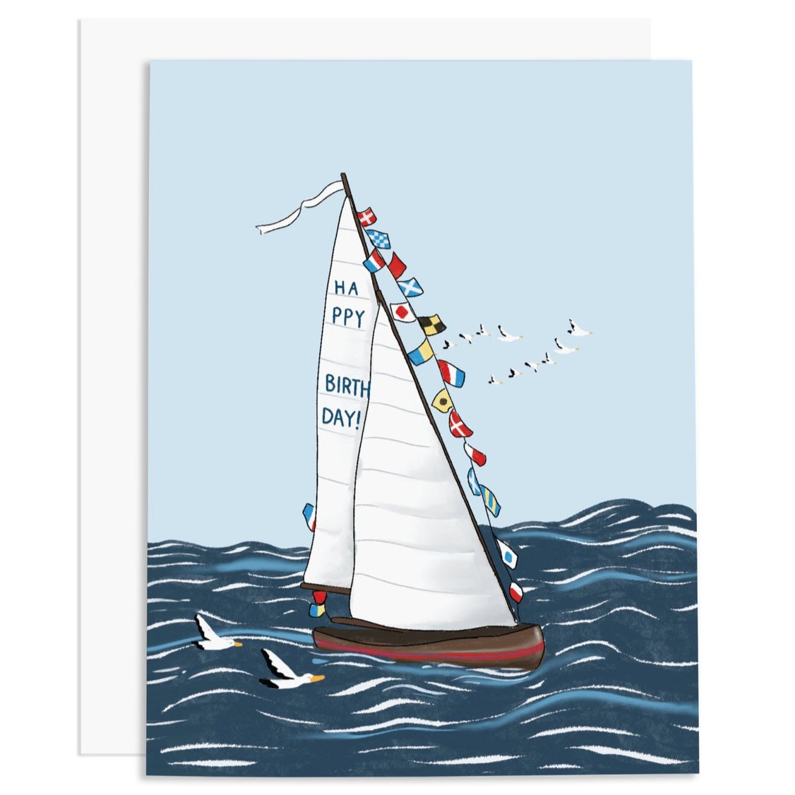 Ramus & Co. Happy Birthday Sailboat Greeting Card