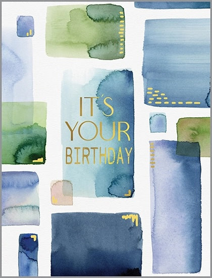 Gina B Designs Rectangles Birthday Card