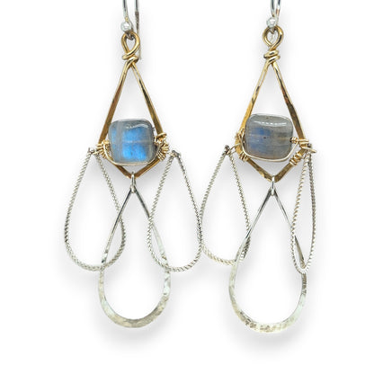 Art By Any Means Labradorite Cloud Earrings