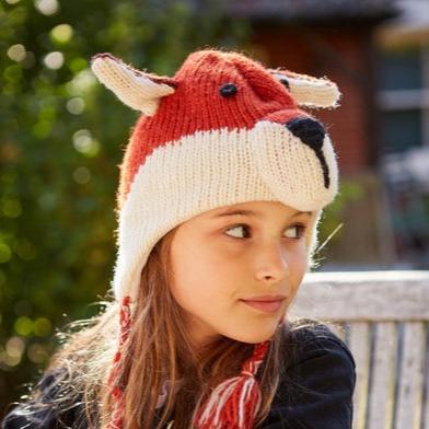 Pachamama Kid's Animal Fox Hat