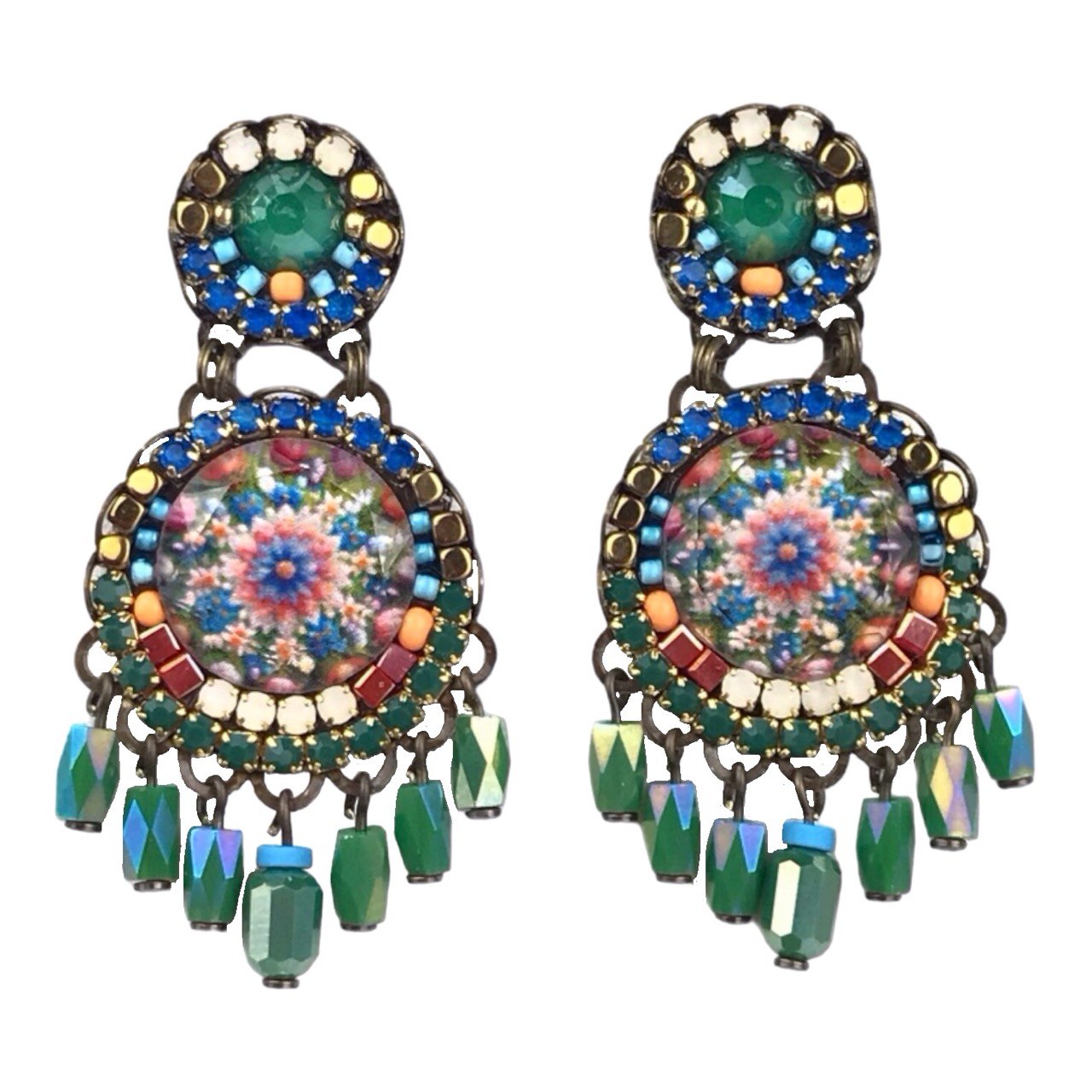 Melizi Jewelry Nomada Crystal Earrings