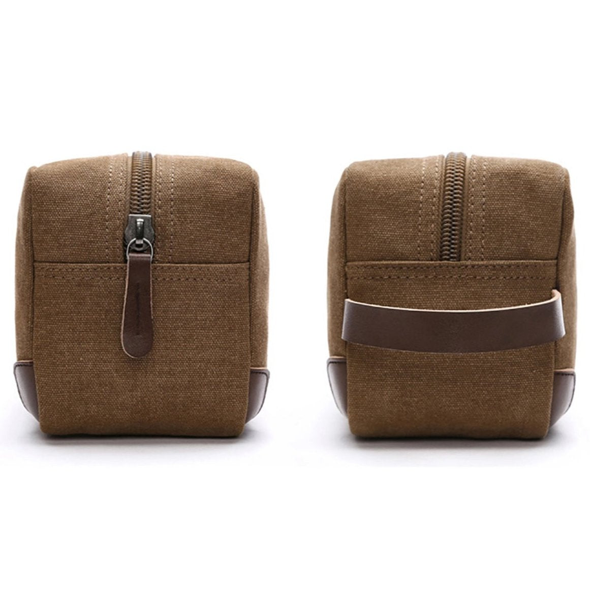 Mad Man Canvas & Leather Dopp Kit - Multiple Colors