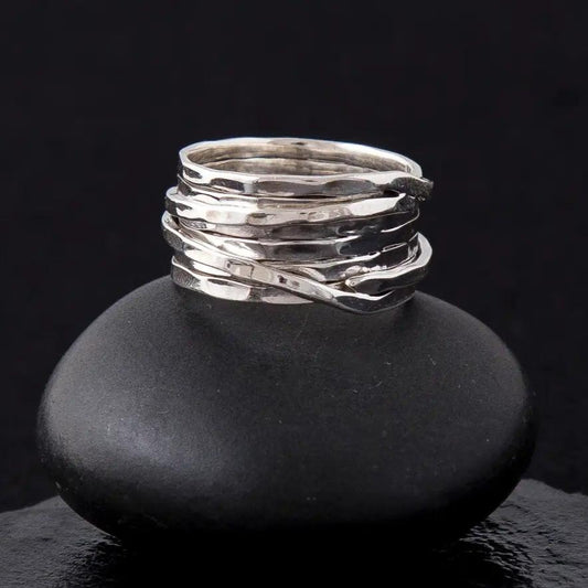 Baizaar Sterling Silver Woven Ring