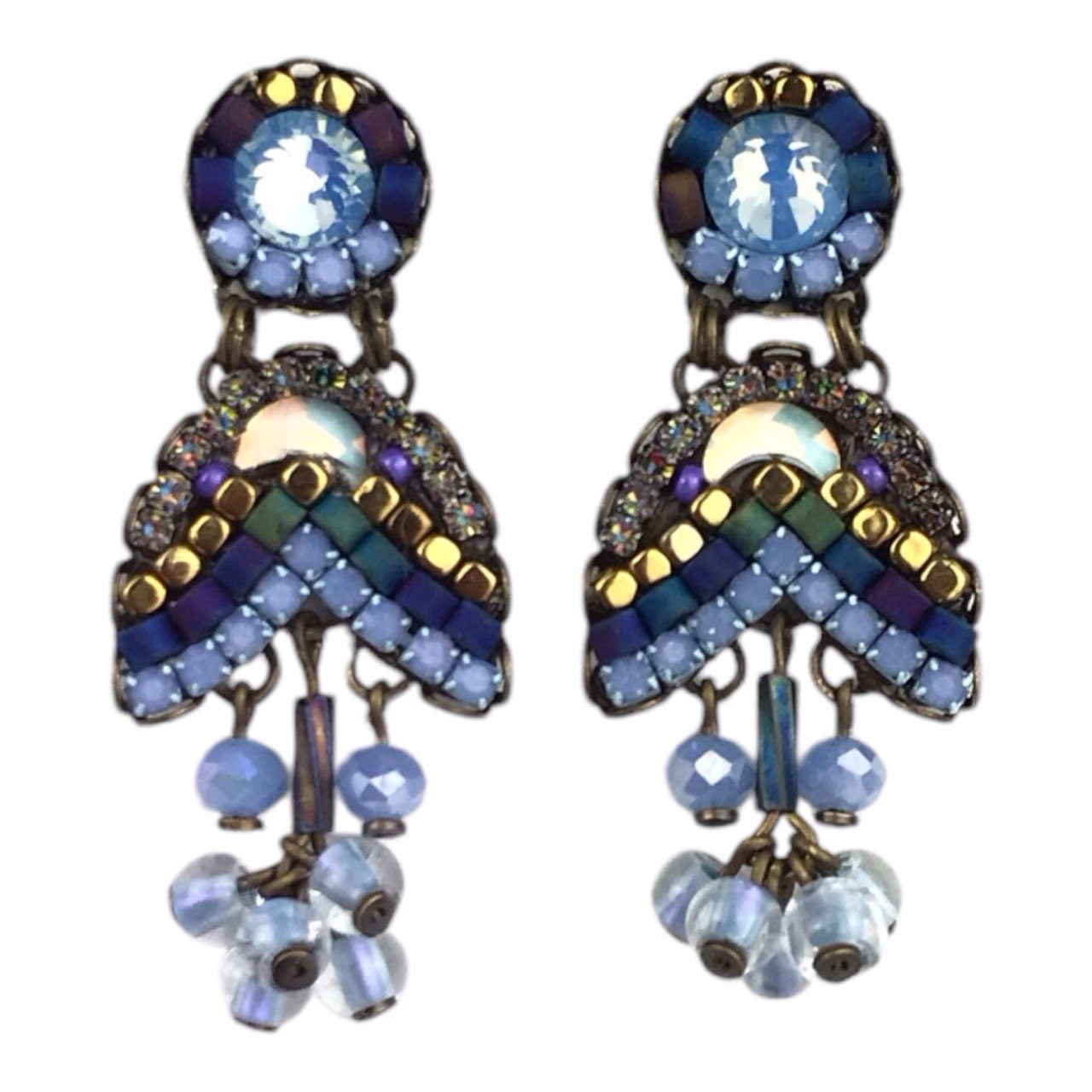 Melizi Jewelry Unica Crystal Earrings