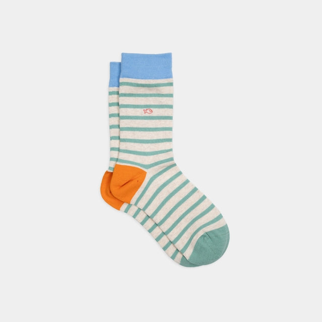 Men's Wide Stripe Socks - Multiple Colors