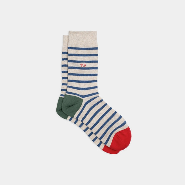 Men's Wide Stripe Socks - Multiple Colors