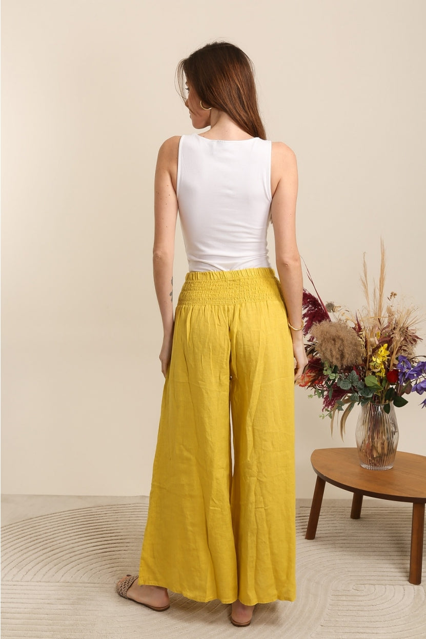 Lea & Luc Linen Trouser - Multiple Colors