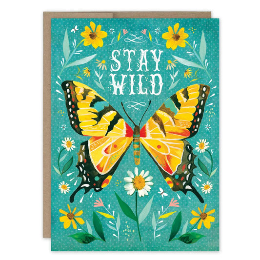 Stay Wild Butterfly Birthday Card