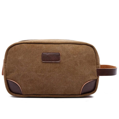 Mad Man Canvas & Leather Dopp Kit - Multiple Colors