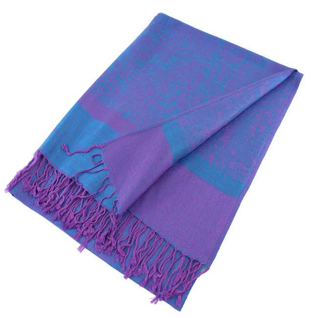 JTC Paisley Pashmina Shawl Scarf - Multiple Colors