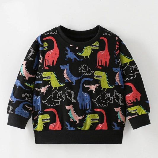 MyKids USA All Over Dinosaur Pullover