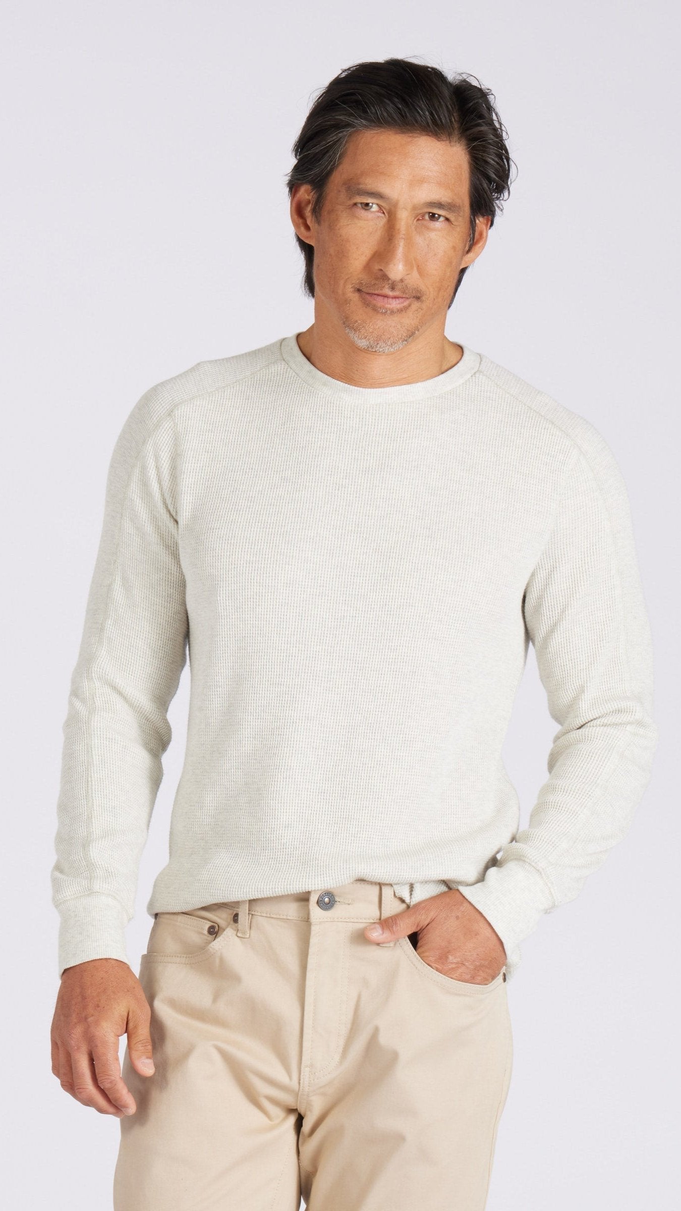 Grayers Spencer Waffle Crew Pullover - Multiple Colors