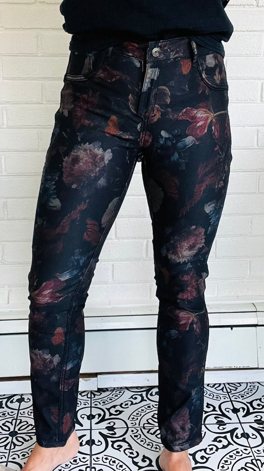 Tempo Paris Floral Reversible Pant