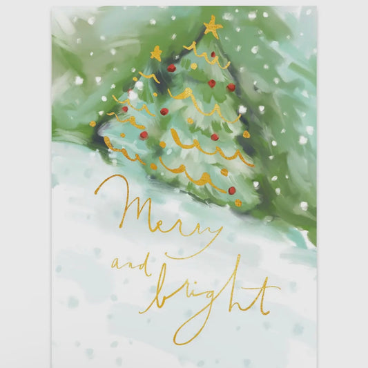 Calypso Tree On Mountain Greeting Card