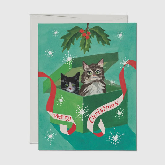 Meowy Christmas Holiday Greeting Card