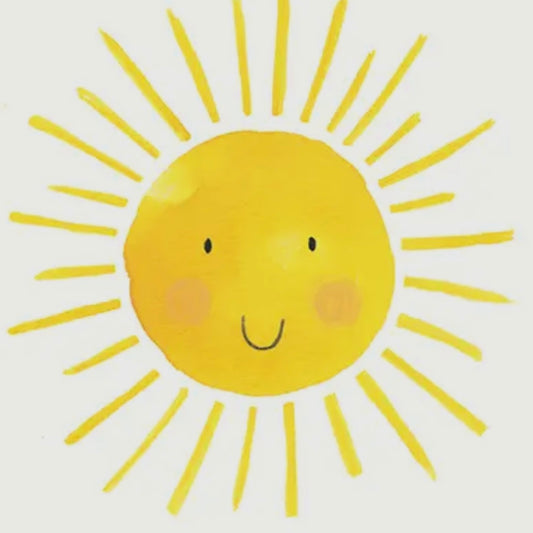 Gina B Designs Smiling Sun Greeting Card