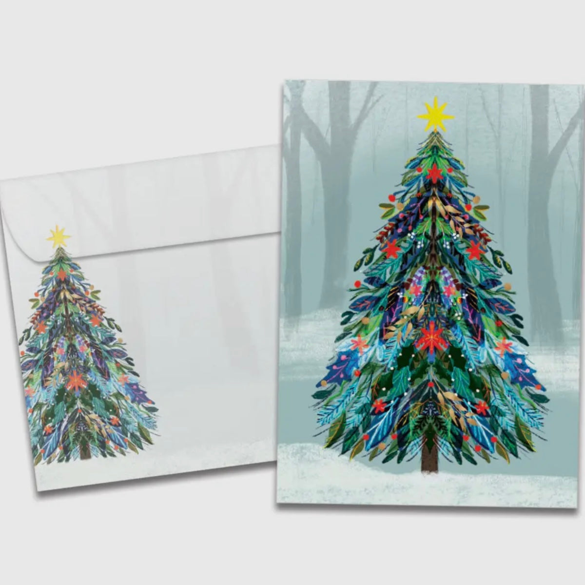 Tree Sparkle Christmas Greeting Card