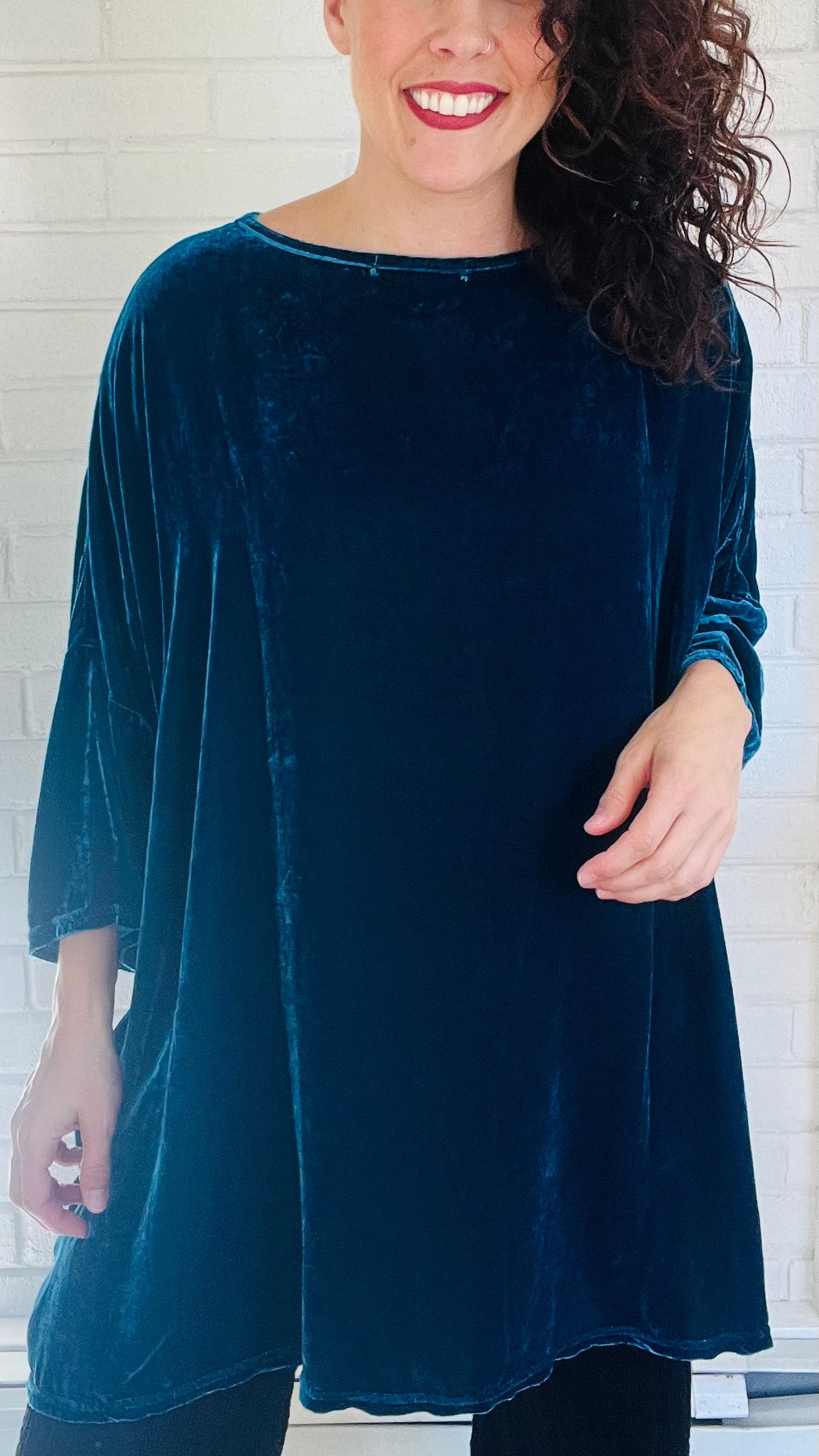 Cut Loose Velvet One Size Pullover - Multiple Colors