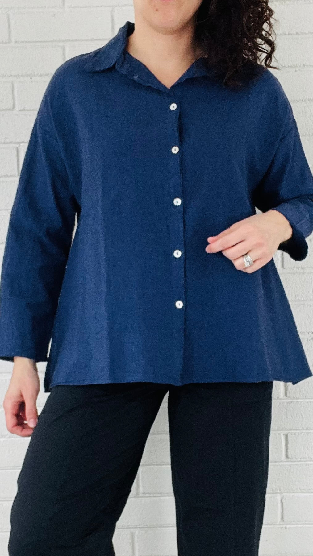 Cut Loose Crosshatch Swing Shirt - Multiple Colors