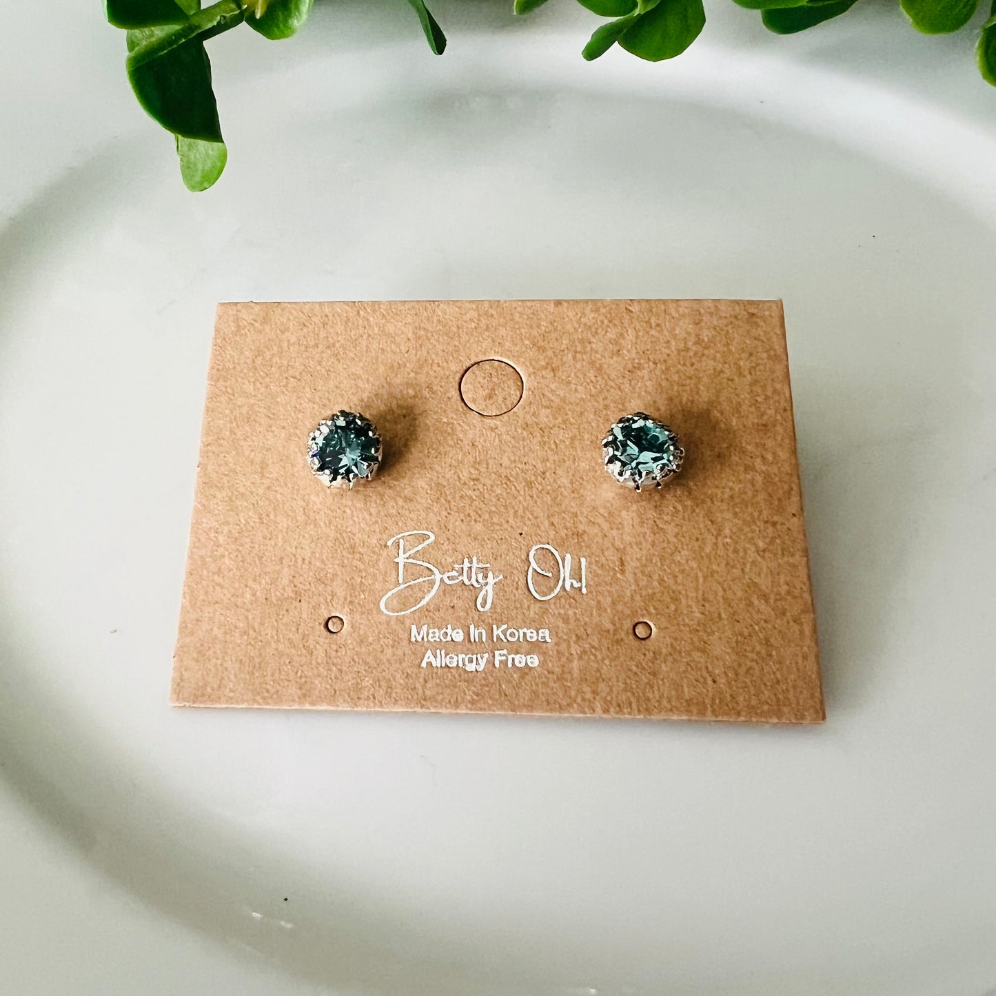 Betty Oh Swarovski Post Earrings - Multiple Colors