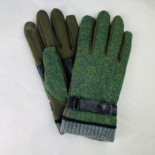 Santacana Men's Wool Woven Cuff Gloves - Multiple Colors