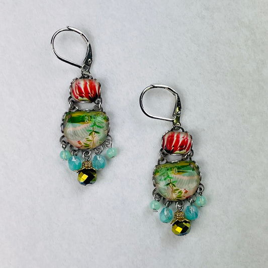 Ayala Bar Tansy Flower Garden Earrings