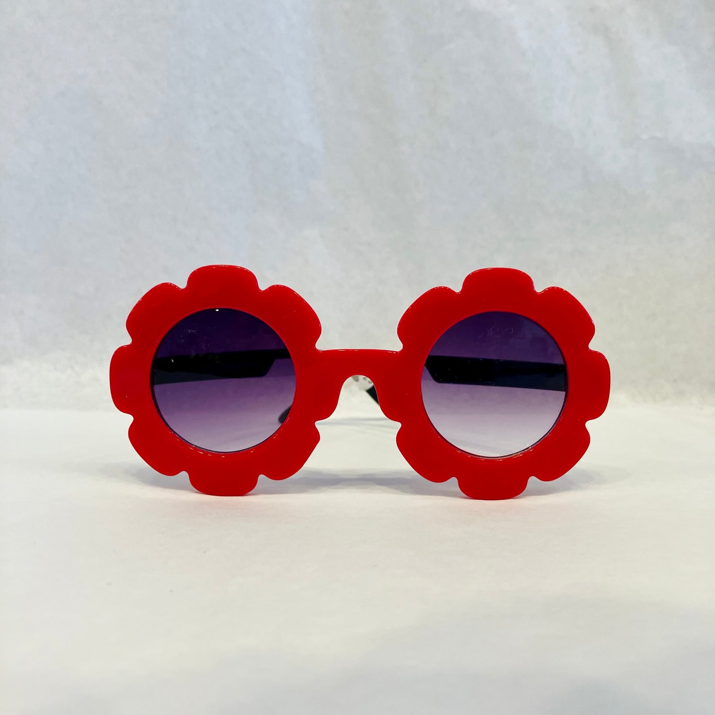 Retro Flower Sunglasses - Multiple Colors