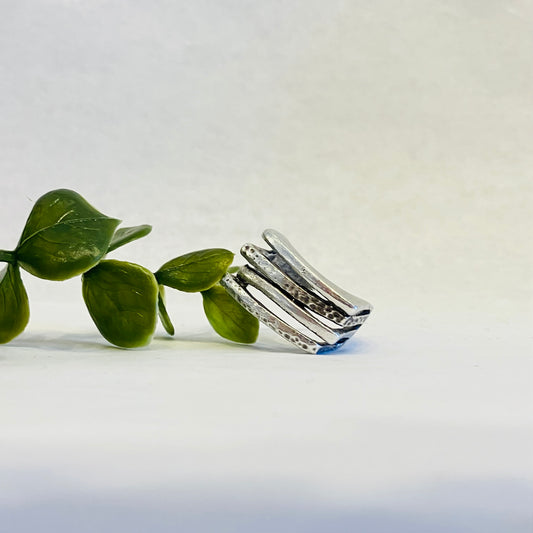 Volare Turkish Silver Adjustable Ring - #4BR47S