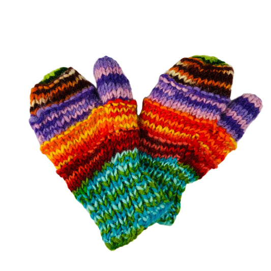 Windhorse Kids Multi-Colored Mittens - Multiple Colors