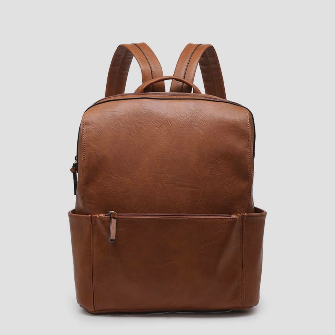 Jen Co James Vegan Leather Backpack Multiple Colors