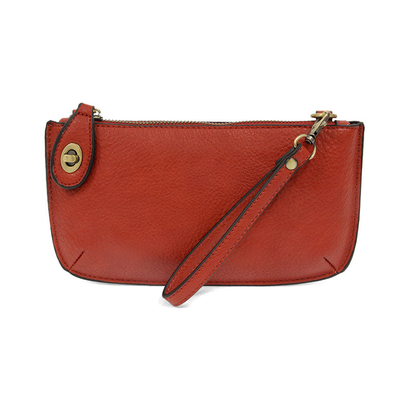 Joy Susan Vegan Leather Mini Crossbody Wristlet Clutch - Multiple Colors